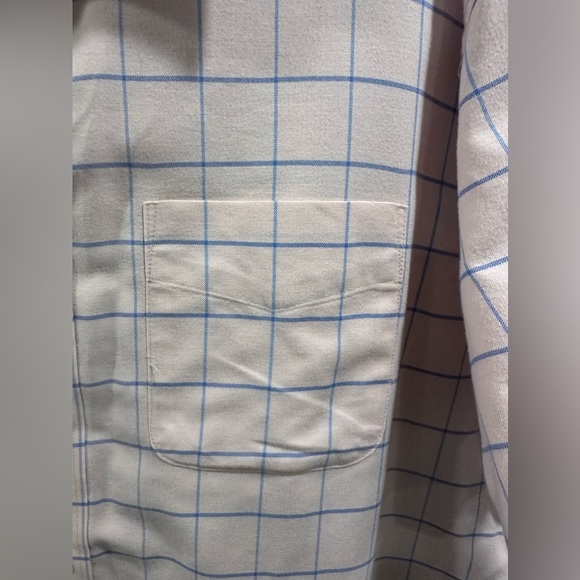 Arrow Men’s short sleeve, button up, pink and blue plaid, XL shir… - Picture 5 of 6